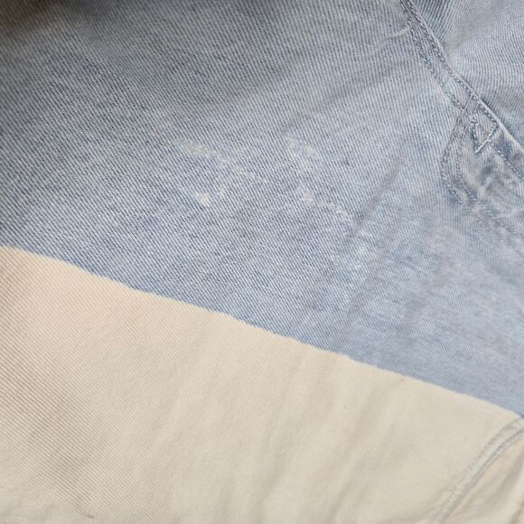 7FAM Alexa two tone high rise straight cropped jeans in Mulholland Drive 31 - Picture 11 of 15